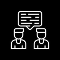 Conversation Vector Icon Design