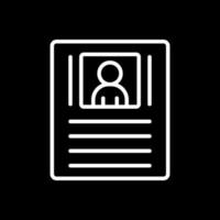 Resume Vector Icon Design