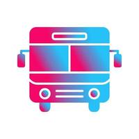 icono de vector de bus