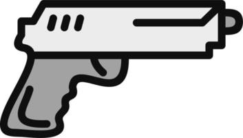 icono de vector de pistola