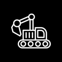 Excavator Vector Icon Design