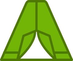 Tent Vector Icon