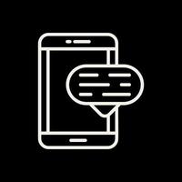 Mobile CHat Vector Icon Design