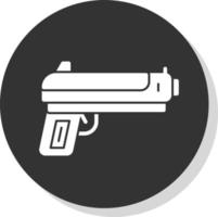 icono de vector de pistola