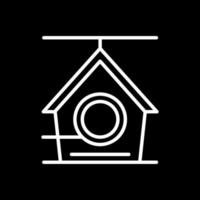 Bird House Vector Icon Design