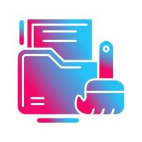 Data Cleaning Vector Icon