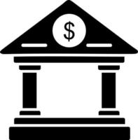 icono de vector de banco