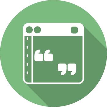Quote Vector Icon