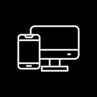 Computer To Mobile Vector Icon Design