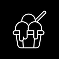 diseño de icono de vector de helado