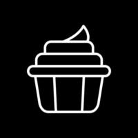 diseño de icono de vector de cupcake