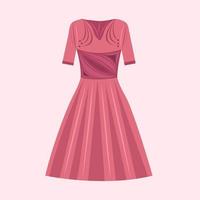 Dress vector illustration for graphic design and decorative element