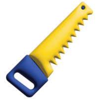 3D illustration handsaw png