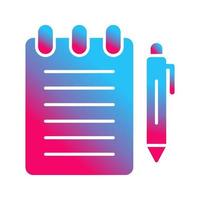 Notepad Vector Icon