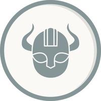 Viking helmet Vector Icon