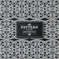 flat ornament line pattern design vector