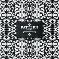 flat ornament line pattern design vector