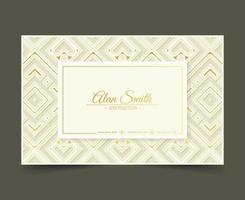 Luxury ornamental logos and business cards template vector