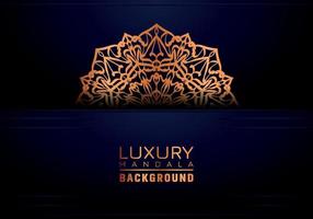 Luxury ornamental mandala background, arabesque style vector