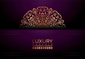 Luxury ornamental mandala background, arabesque style vector