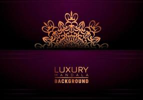 Luxury ornamental mandala background, arabesque style vector