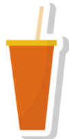 glass icon, drinks stickers. png