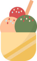 ice cream flat icon, fast food icon. png