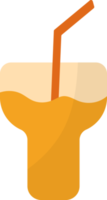 jugo vaso plano icono, bebidas icono. png