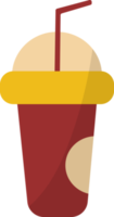 plastic cup flat icon, drinks icon. png