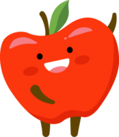 Apple Mascot Cartoon Character png