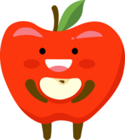 Apple Mascot Cartoon Character png