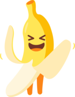 personnage de dessin animé de banane png