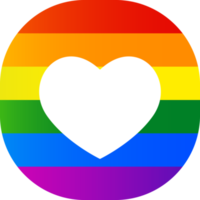 lgbtq hjärta uttryckssymbol png