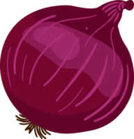 elemento de ilustración de cebolla roja y cebolla amarilla png