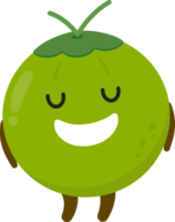 Coconut Cartoon Character png