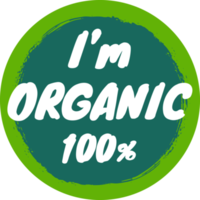 rótulos de alimentos orgânicos png