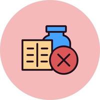 No Drugs  Vector Icon