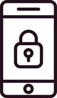 Mobile Security Vector Icon