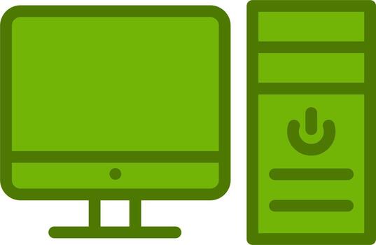 Computer Vector Icon