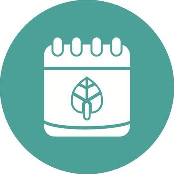 icono de vector de hoja