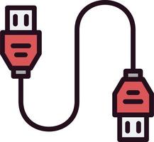 Data Cable Vector Icon