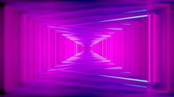 abstrato túnel, néon luzes