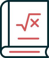 Math book Vector Icon