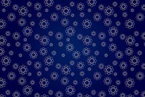 Pattern with geometric elements in pastel blue tones. Abstract gradient background vector
