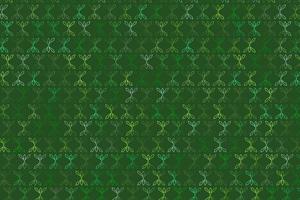 Pattern with geometric elements in green tones abstract gradient background vector
