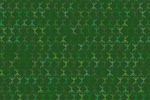 Pattern with geometric elements in green tones abstract gradient background vector