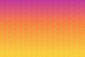 Pattern with geometric elements in orange-pink tones. abstract gradient background vector