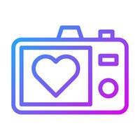 picture icon gradient purple style valentine illustration vector element and symbol perfect.