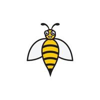 Bee Logo Template vector icon