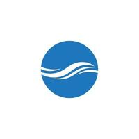 Water wave icon vector